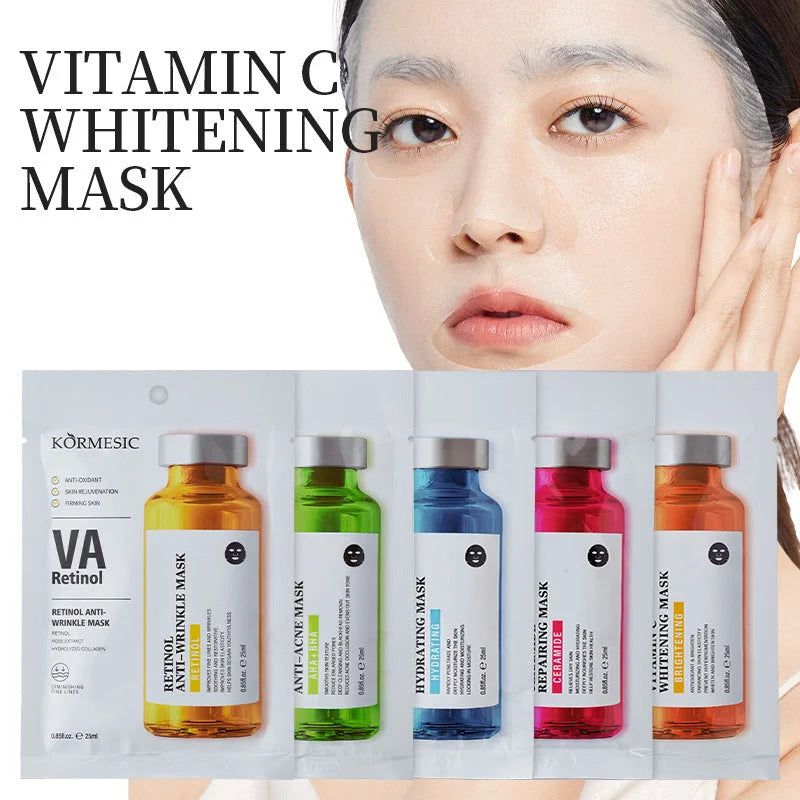 5-in-1 Essential Glow Masks Bundle – SevenDaySkin