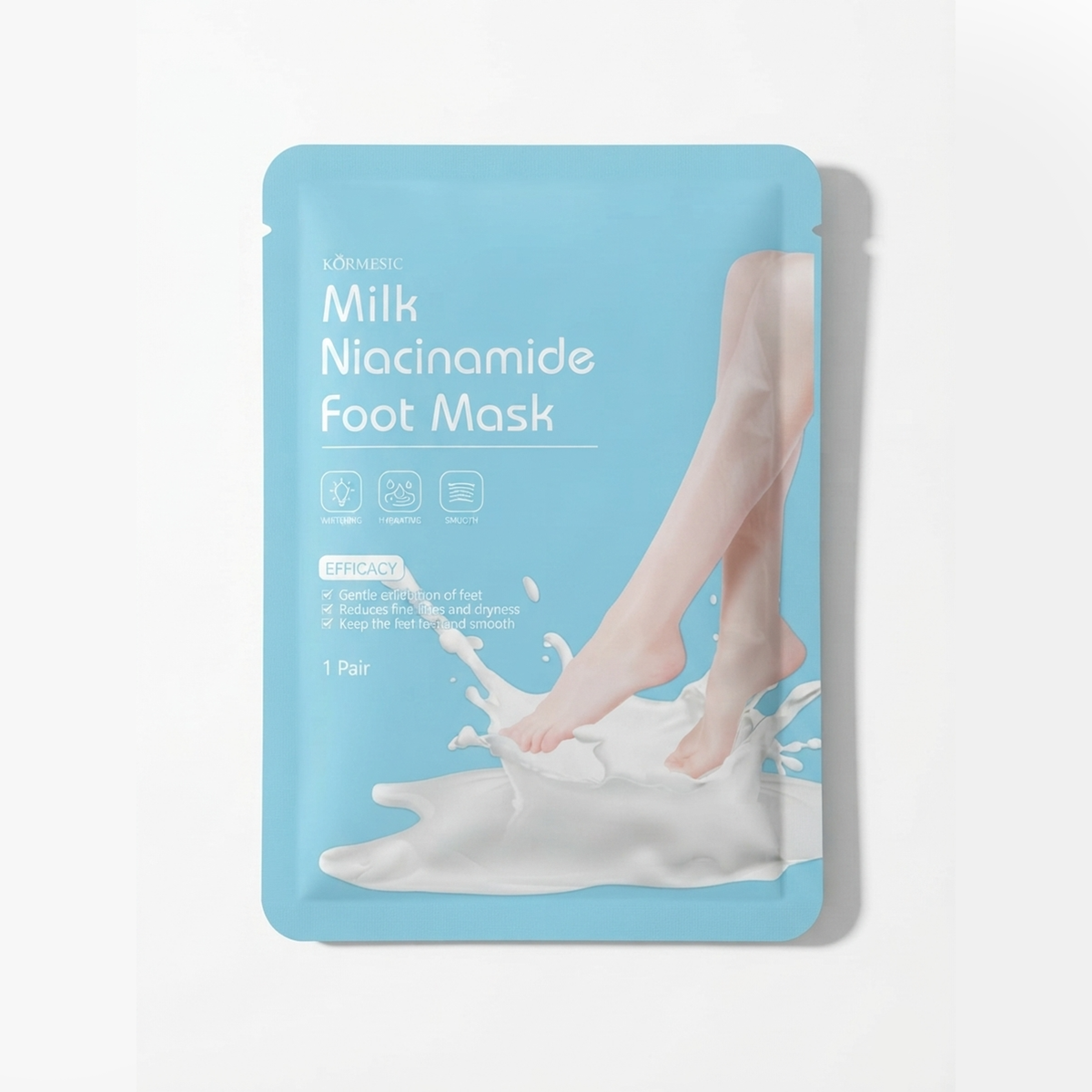 Milk Niacinamide Foot Mask – Deep Moisturizing